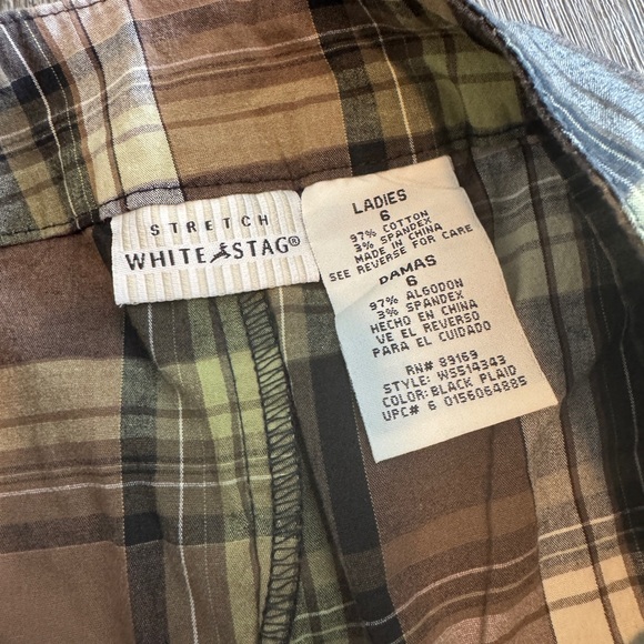 90’s Plaid Cotton Skort🦎 - Picture 2 of 5